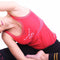 Haut de yoga rouge femme sans couture Mudra Mala - Top de yoga rouge femme Achamana