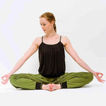 Haut yoga femme Confort flow Lavande ou noir - Vignette | Achamana