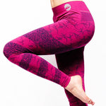 Nahtlose Yoga-Leggings - Bio-Baumwolle - Ashtanga - Vignette | Achamana