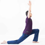 Pantalon yoga homme- coton bio - longueur ajustable - Vignette | Achamana