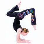 Damskie spodnie do jogi Chakras Kundalini - Vignette | Achamana