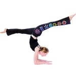 Damskie spodnie do jogi Chakras Kundalini - Vignette | Achamana