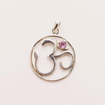 Om Anhänger - Silber-Stein - Vignette | Achamana