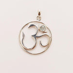 Om Anhänger - Silber-Stein - Vignette | Achamana