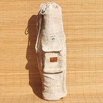 Sac de tapis de yoga Chanvre naturel Fait main - Vignette | Achamana