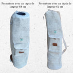 Sac de tapis de yoga Chanvre naturel Fait main - Vignette | Achamana