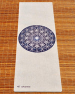 Tapis de yoga chanvre - Fleur de Vie - 4,5mm x 61 x 1830 - Vignette | Achamana