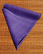 Violette, umweltfreundliche Yogamatte aus Naturkautschuk und gewebter Jute - Vignette | Achamana