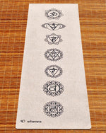 Tapis de yoga écologique chanvre & latex - 7 chakras - 4,5mm - Vignette | Achamana