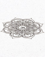 Tapis de yoga chanvre - Mandala - 4,5mm x 61 x 1830 - Vignette | Achamana