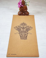 Elephant XL Yogamatte aus Kork - Vignette | Achamana