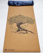 Tapis de yoga liège et caoutchouc naturel Arbre de Vie - Série limitée - Vignette | Achamana