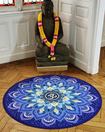 Tapis de yoga rond yoga et méditation Mandala - Vignette | Achamana