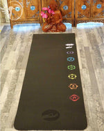 Tapis de yoga eco-responsable - TPE - 7 chakras - 6mm x 66 x 1830 - Vignette | Achamana