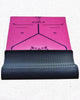 Yoga Lille - Tapis de yoga 6 mm trois plis - Yoga débutant lignes de position | Achamana
