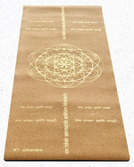 Tapis de yoga en liège Lokah Samastah Sukhino bhavantu - Vignette | Achamana