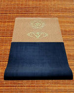 Tapis de yoga en liège et caoutchouc naturel 5 mm 7 chakras Or - Vignette | Achamana