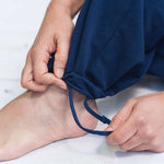 Pantalon yoga homme- coton bio - longueur ajustable - Vignette | Achamana