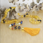 Mala Joie Spirituelle - Citrine et Améthyste 8mm - Vignette | Achamana