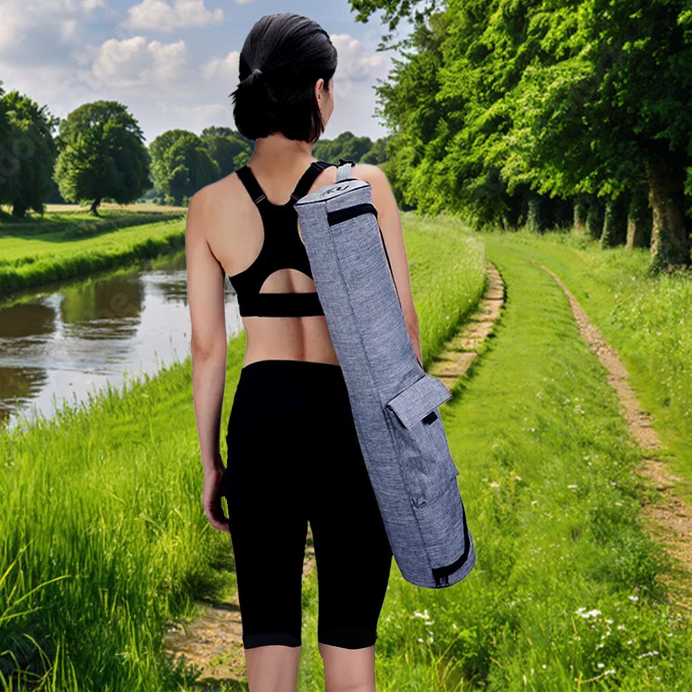 Sac à dos tapis yoga en microfibre | Achamana