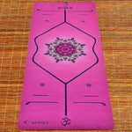 Tapis de yoga et Pilates 3 plis 6 mm Rose floral - Vignette | Achamana