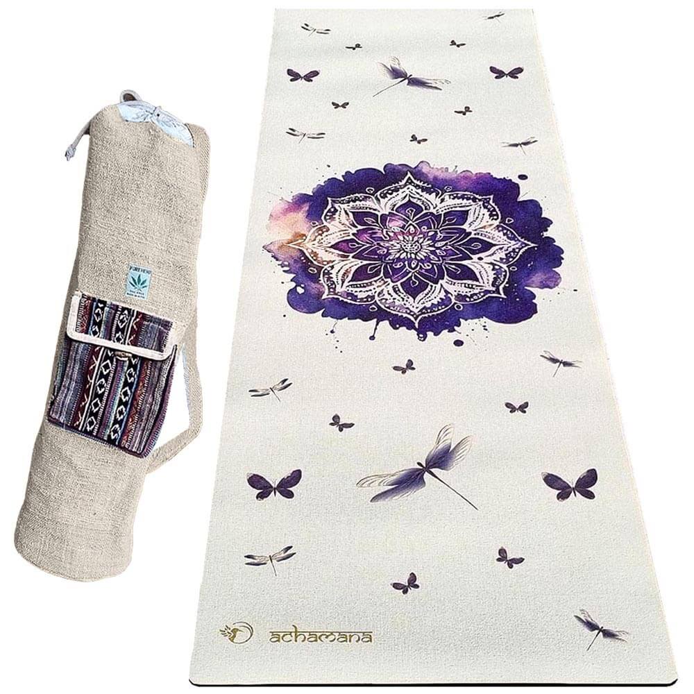 Tapis yoga vu decathlon -  spécial yoga doux - confortable pour les articulation | Achamana