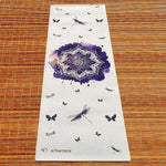 Tapis yoga écologique caoutchouc et chanvre - Rose de mandala - Vignette | Achamana