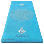 Tapis de yoga épais 6mm - Conception 3 plis - Namasté turquoise - Vignette | Achamana