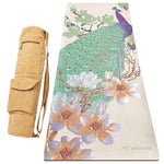 Tapis de yoga épais 6mm nouvelle génération conception 3 plis - Parure de paon - Vignette | Achamana