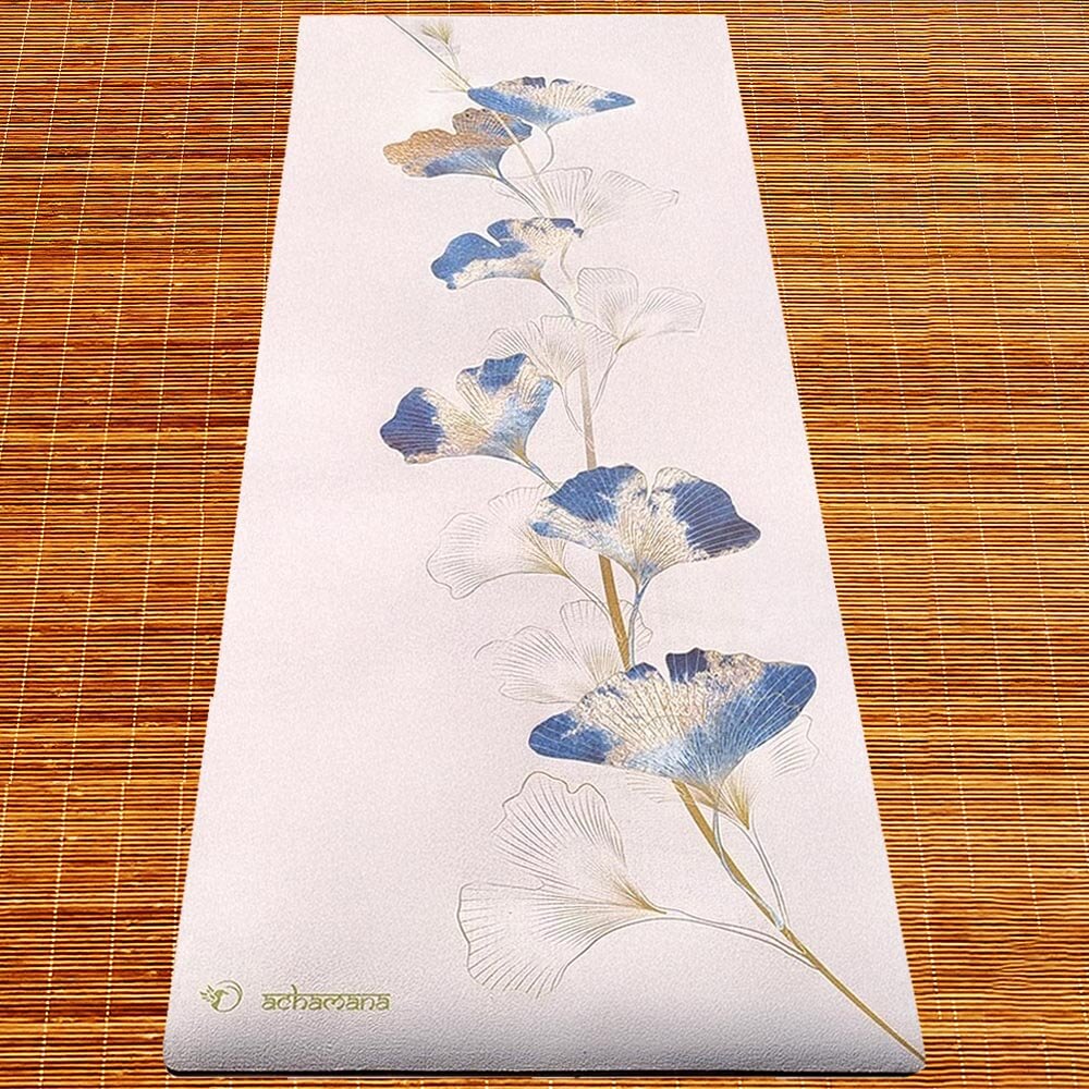 yoga tapis antidérapant - design branche artistique | Achamana