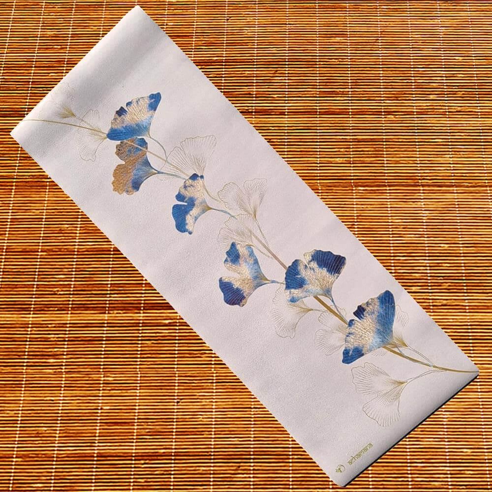 tapis de yoga éco-responsable antidérapant surface suede | Achamana
