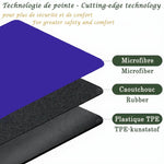 Esterilla de yoga antideslizante azul de 6mm de grosor Namaste - Vignette | Achamana