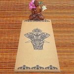 XL cork and rubber yoga mat - elephant fresco - Vignette | Achamana