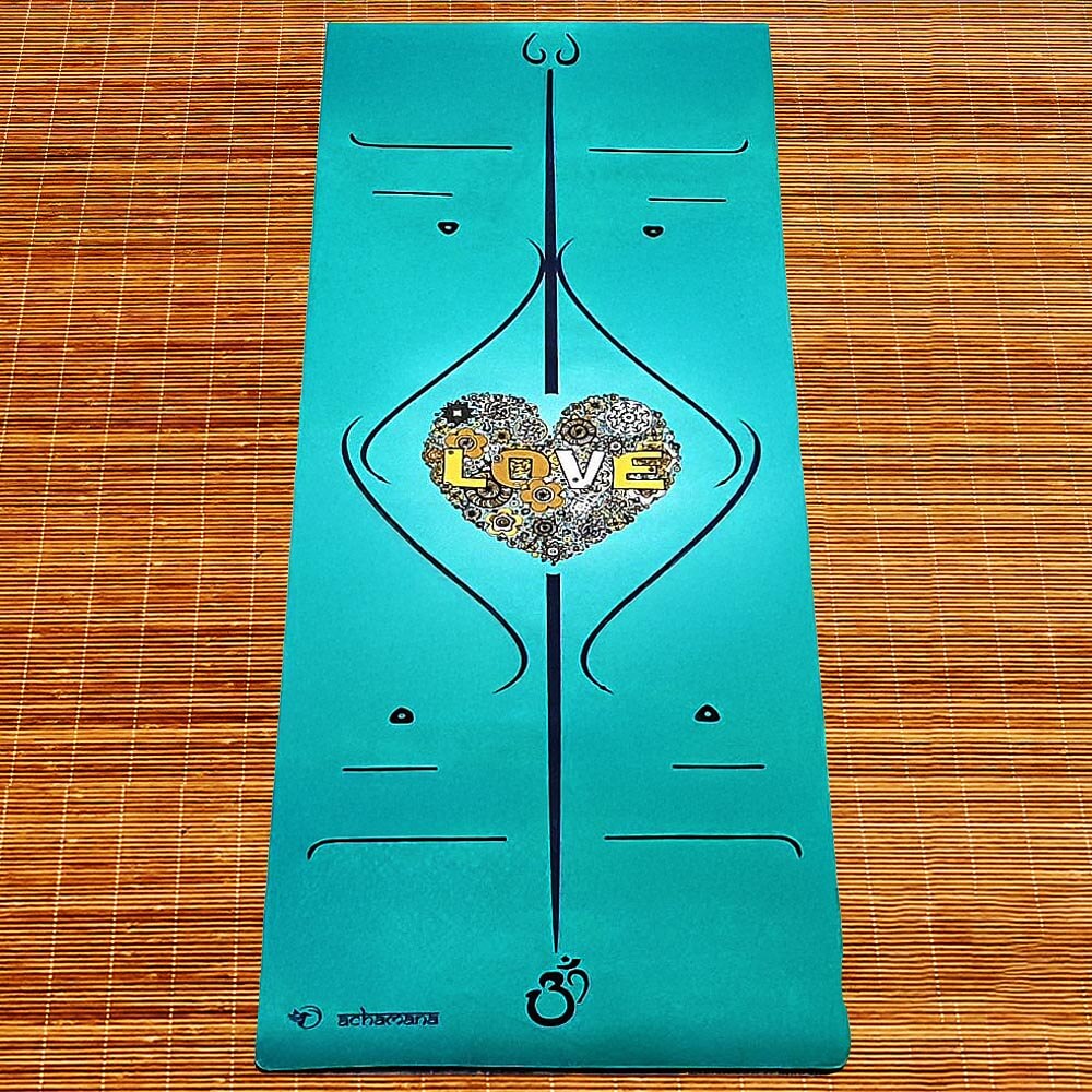 tapis de yoga éco-responsable - couleur vert, Bodylines | Achamana