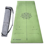 Tapis de yoga ultra antidérapant 6mm practice mandala 7 chakras vert - Vignette | Achamana