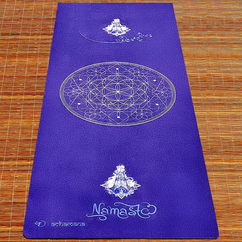 Tapis yoga - épaisseur 6 mm - design Namasté  |Achamana