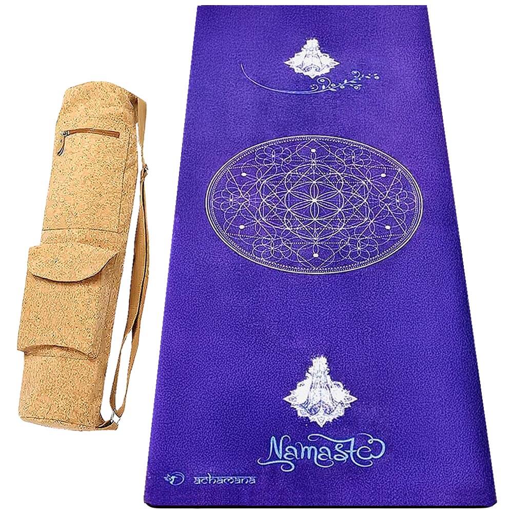 yoga mat - épaisseur 6 mm - confort et sécurité - avec sac de yoga | Achamana