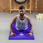 Esterilla de yoga antideslizante azul de 6mm de grosor Namaste - Vignette | Achamana