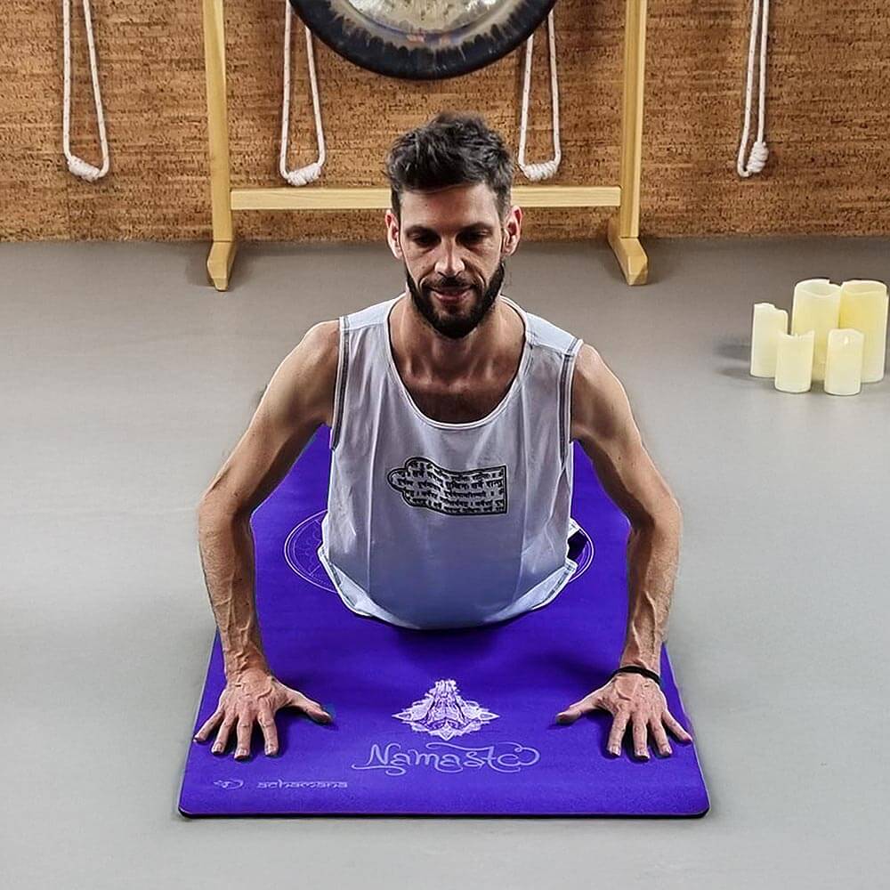 tapis pour yoga,- épais et confortable -design Namasté | Achamana