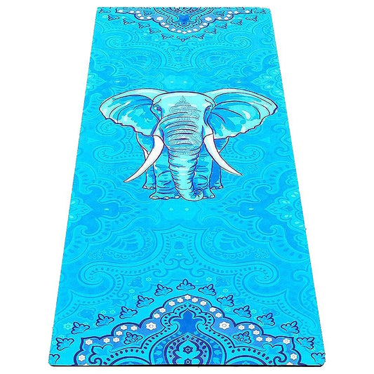 Tapis de yoga antidérapant - design éléphant | Achamana