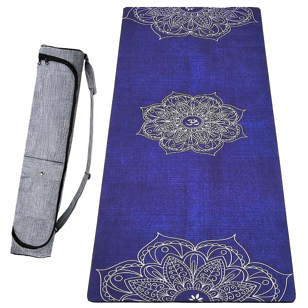 tapis yoga decathlon - vendu sur decathlon - tapis caoutchouc et microfibre + grand sac de yoga | Achamana
