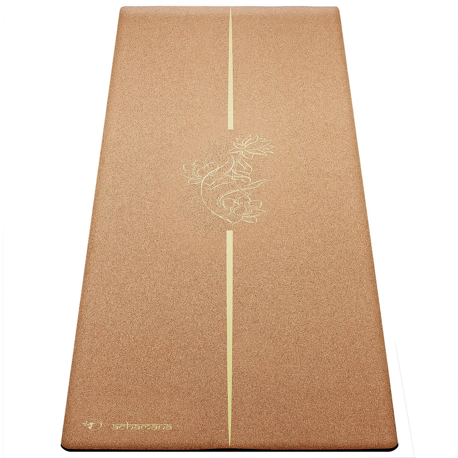 Tapis yoga liege  épaisseur 5 mm - Achamana