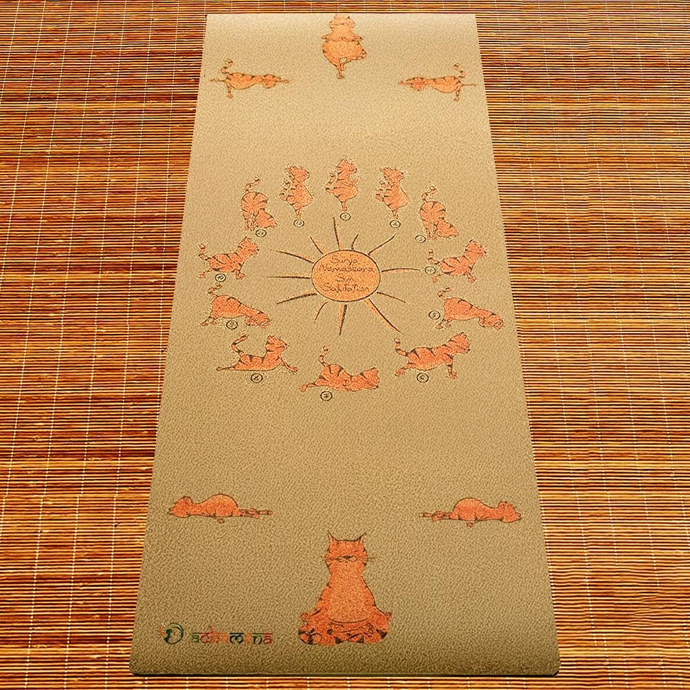 Tapis yoga enfant épaisseur 6 mm surface liège | Achamana