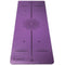 Tapis de yoga pro - Mandala et lignes de position lavande | Achamana