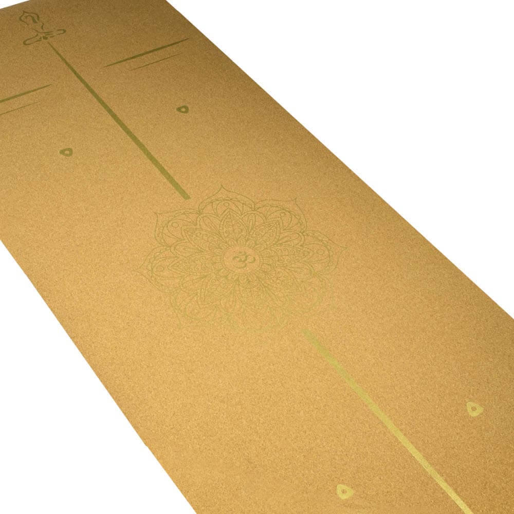 Boutique yoga Marseille - Tapis yoga liege 5mm - mantra de la Paix - Achamana