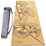 Tapis yoga liège et caoutchouc naturel Elévation - Vignette | Achamana