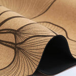 Tapis yoga liège et caoutchouc naturel Elévation - Vignette | Achamana