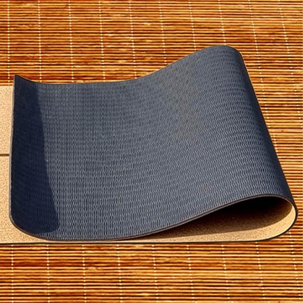 Boutique yoga Paris - Tapis yoga débutant en liège avec marqueurs de position  | Achamana