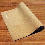 Grand tapis de yoga liège fleur de vie Or - 2,15 m - Vignette | Achamana