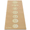 Tapis yoga liege antidérapant - motifs 7 chakras impression Or | Achamana